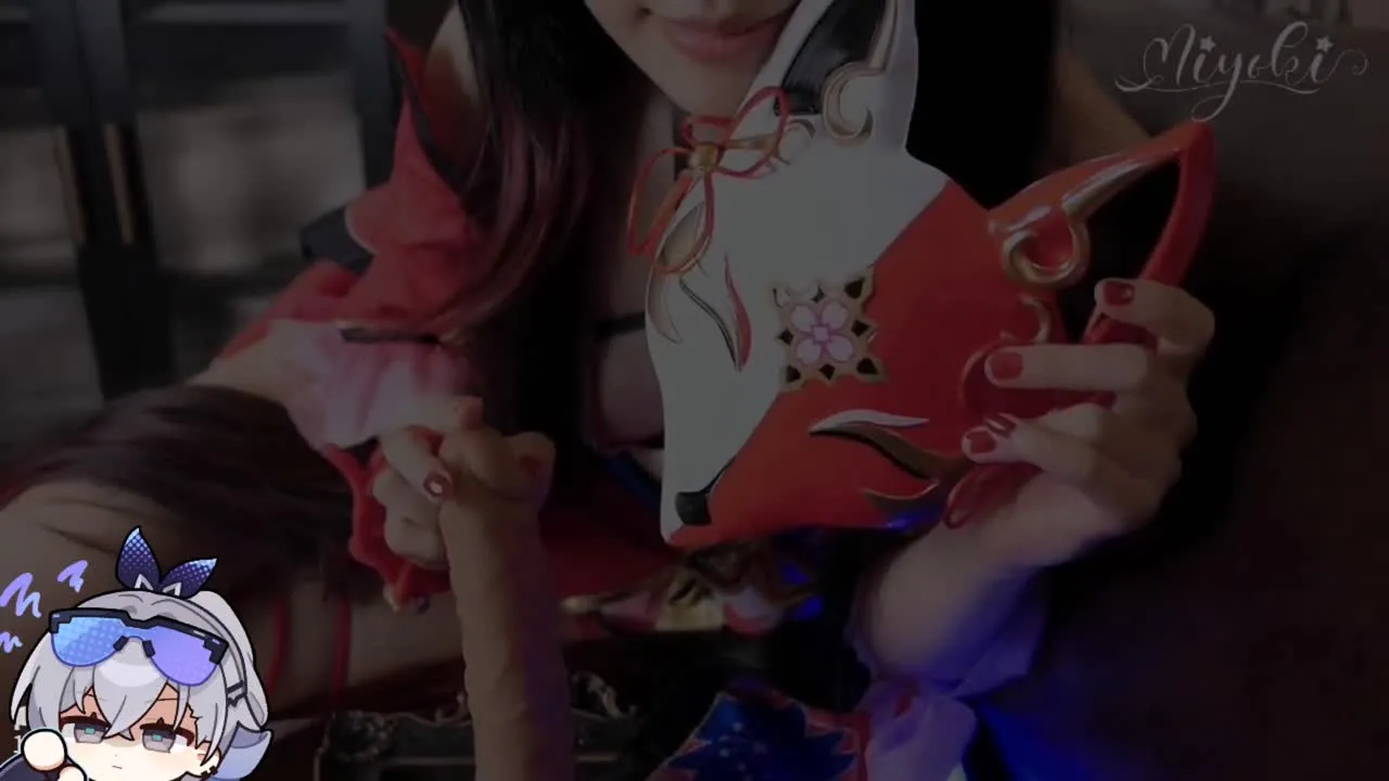 铃木美咲 cosplay album 铃木美咲 八重神子：魅惑狐神社巫女 - Video 9